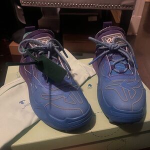 Off-White Purple and Blue Men's Sneakers